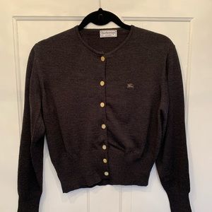 Vintage Dark Grey Burberry Twin Set